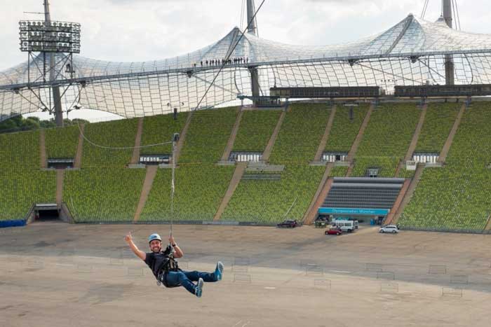 مجموعه المپیک در مونیخ به مکانی تفریحی برای توریست‌ها تبدیل شده