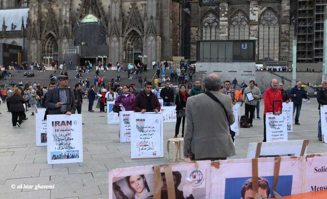 گردهمایی ایرانیان کلن به مناسبت روز جهانی مبارزه با اعدام، ۸ اکتبر ۲۰۱۶