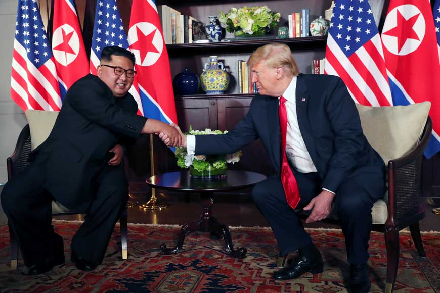 رؤسای جمهور آمریکا و کره شمالی