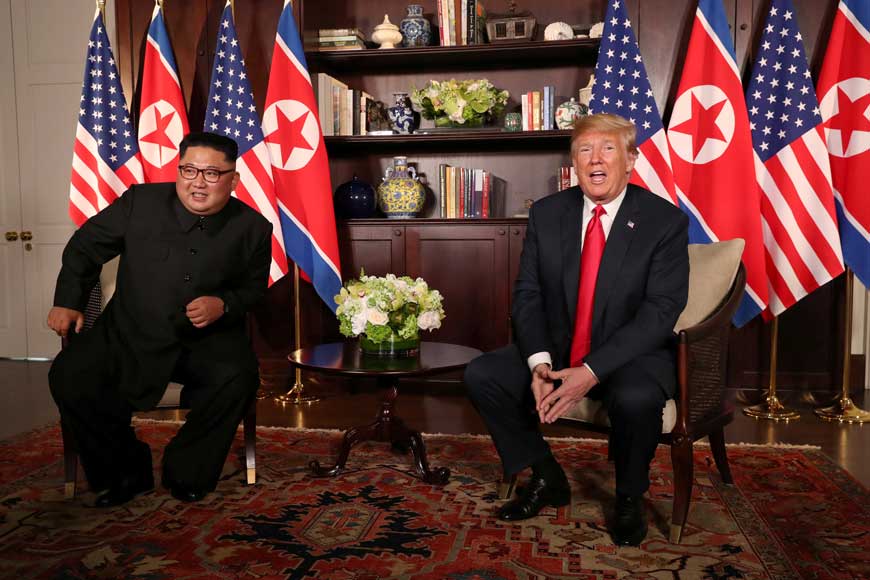 رؤسای جمهور آمریکا و کره شمالی