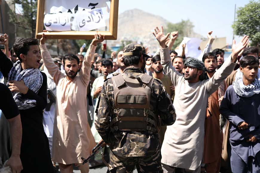kabul-7-sep-2021تظاهرات مردم افغانستان علیه طالبان و دخالت‌های پاکستان؛ کابل؛ ۷ سپتامبر ۲۰۲۱_2