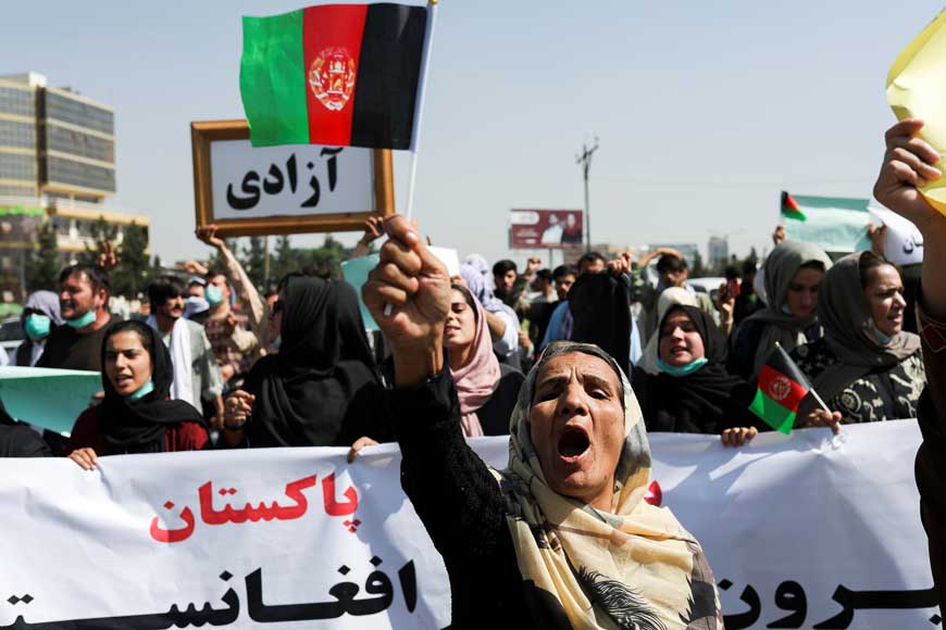 تظاهرات مردم افغانستان علیه طالبان و دخالت‌های پاکستان؛ کابل؛ ۷ سپتامبر ۲۰۲۱