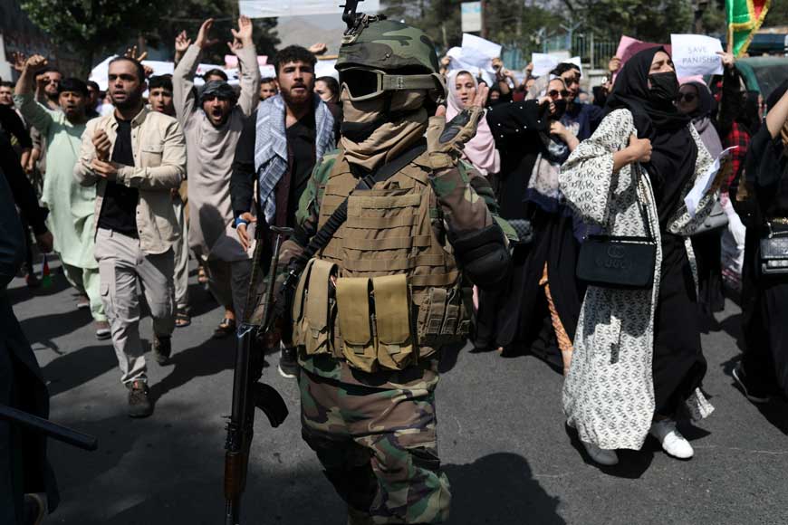 تظاهرات مردم افغانستان علیه طالبان و دخالت‌های پاکستان؛ کابل؛ ۷ سپتامبر ۲۰۲۱