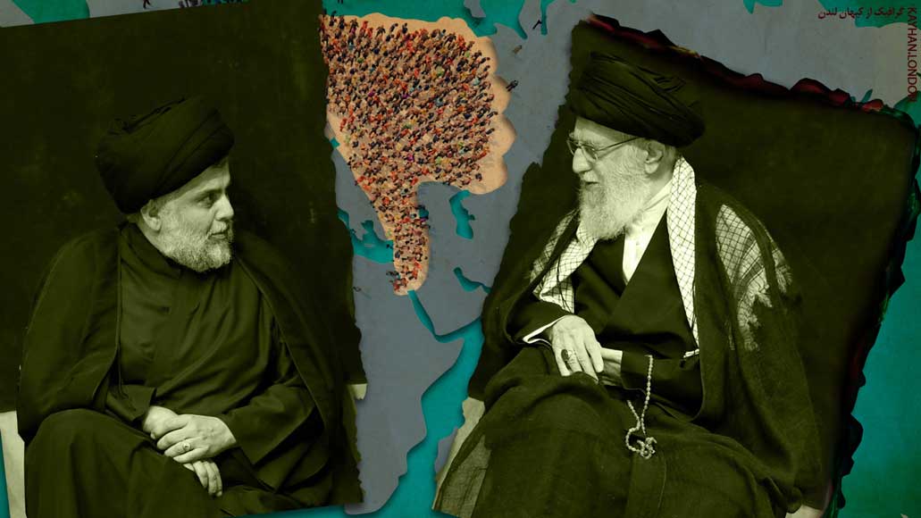 مقتدی صدر/ خامنه‌ای/  عراق