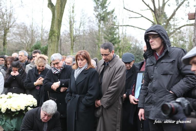 مراسم خاکسپاری بیژن دادگر در شهر کلن