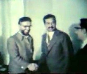 صدام حسین و ابراهیم یزادی