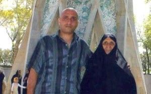 ستار بهشتی و مادرش خانم گوهر بهشتی در نیشابور؛ آرامگاه خیام