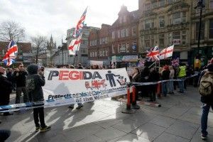 تظاهرات طرفداران «پگیدا» در انگلیس