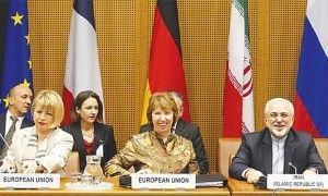 ظریف و زنان اتحادیه اروپا