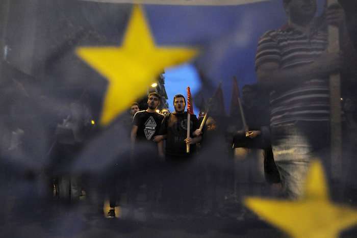 تظاهرات مخالفان سیاست‌های اتحادیه اروپا در یونان عکس از رویترز Reuters©
