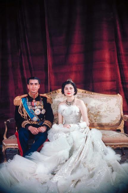 محمدرضا شاه و ملکه ثریا 