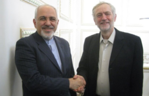 کوربین در جریان دیدار سال گذشته خود از ایران با محمدجواد ظریف نیز دیدار کرده است
