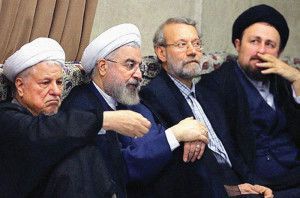 حسن خمینی، علی لاریجانی، حسن روحانی، رفسنجانی