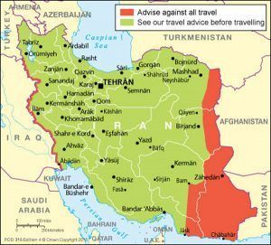 هشدار سفر به ایران