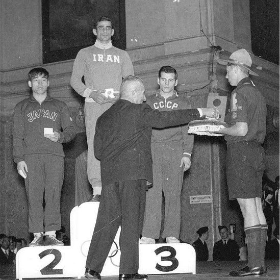 امامعلی حبیبی در المپیک ملبورن ۱۹۵۶