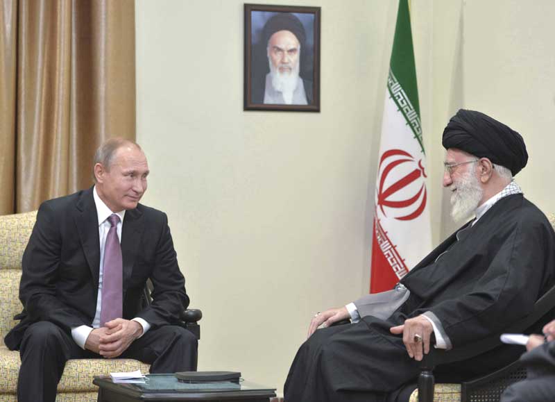 خامنه‌ای و پوتین، ۲۳ نوامبر ۲۰۱۵ تهران Reuters©