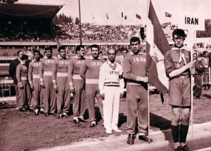 غلامرضا تختی پرچمدار کاروان ایران در المپیک