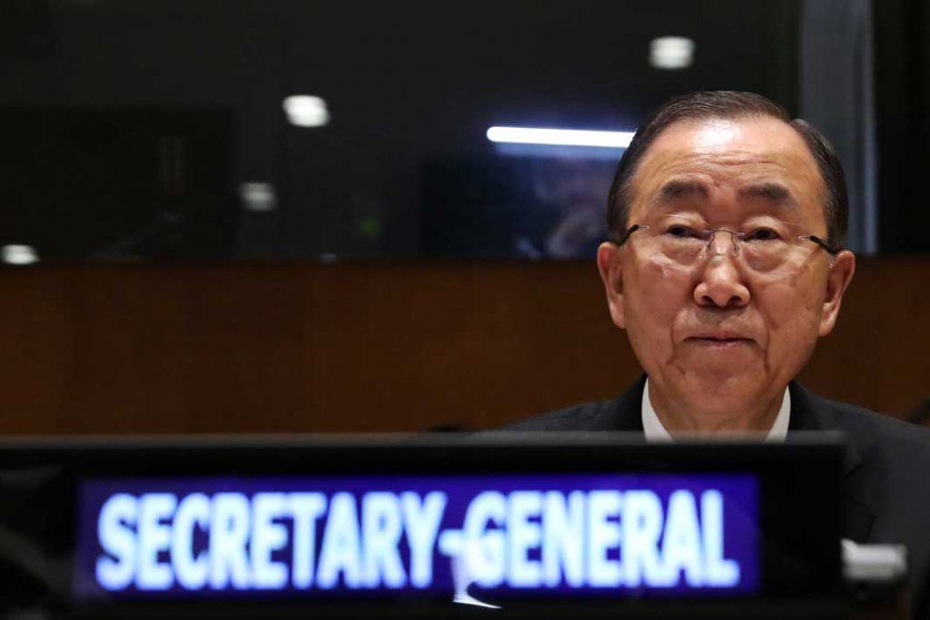 بان کی مون، دبیر کل فعلی سازمان ملل متحد، سپتامبر ۲۰۱۶ Reuters©