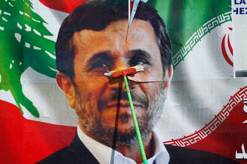 احمدی نژاد، دیرالظهرانی در لبنان، اکتبر ۲۰۱۰ Reuters©