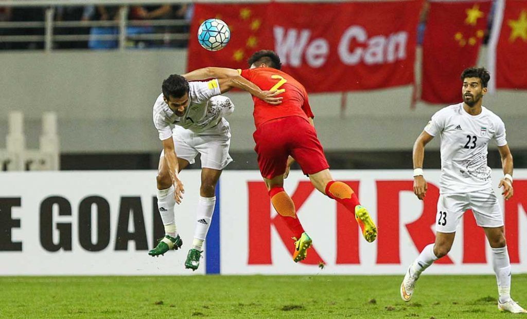شین یانگ، بازی مقدماتی ایران و چین برای جام جهانی ۲۰۱۸، ۶ سپتامبر ۲۰۱۶ Reuters©