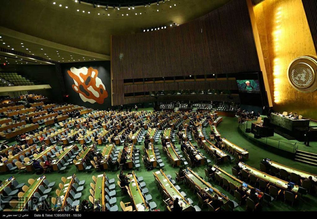 روحانی در مجمع عمومی سازمان ملل، ۲۲ سپتامبر ۲۰۱۶