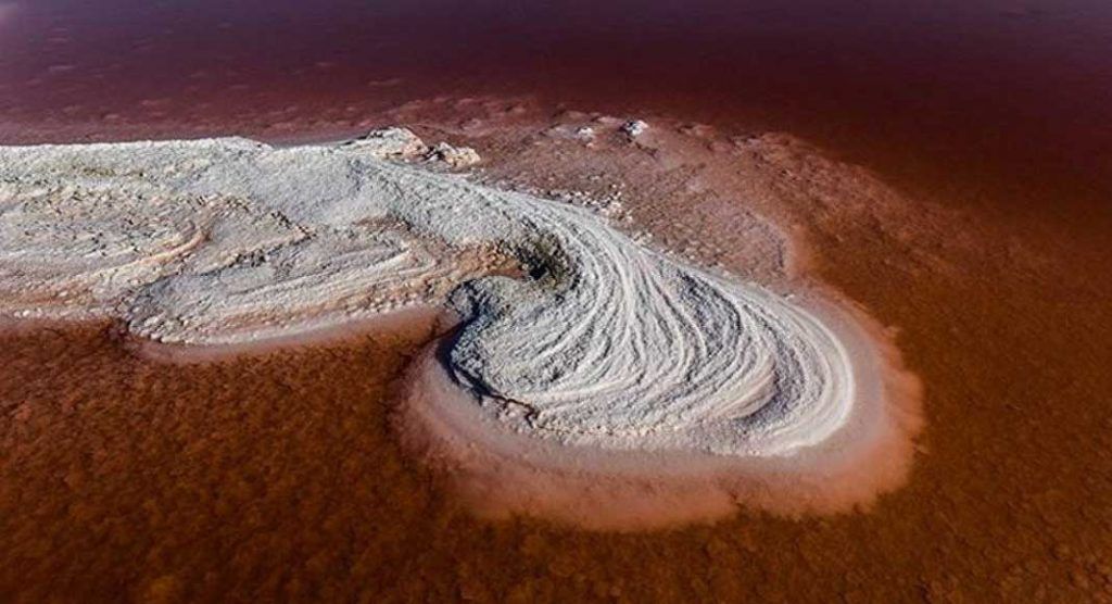 عکس ناسا از دریاچه اورمیه