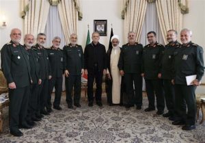 دیدار فرماندهان ارشد سپاه پاسداران انقلاب اسلامی با مسعود پزشکیان
