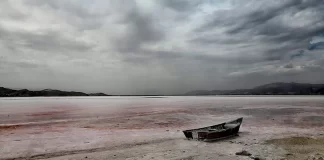 «تالاب مهارلو» به کانون ریزگرد تبدیل شد؛ فاجعه محیط زیستی در یک قدمی شیراز