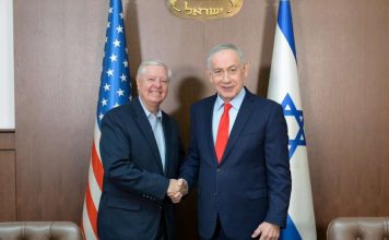 دیدار لیندسی گراهام و بنیامین نتانیاهو در تلآویو؛ «ناو هواپیمابر جرالد فورد برای هواخوری به خاورمیانه اعزام نشده»