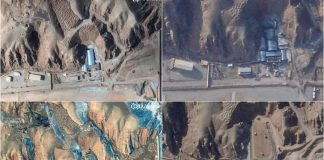 ساخت سپر بتنی جدید در تأسیسات نظامی پارچین و مدفون شدن کامل تونلهای سایت اصفهان