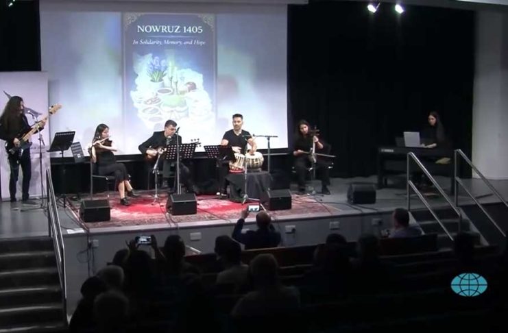 همدلی با ایران در نوروز جاودان در دانشگاه سواس