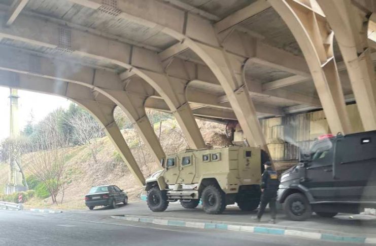 استقرار نیروهای امنیتی در داخل تونلها و زیرپلها از ترس پهپاد؛ شناسایی سریع موقعیت سرکوبگران