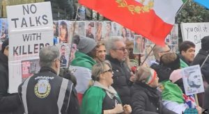 تجمع ایرانیان ساکن بریتانیا در مخالفت با مذاکره و سازش با جمهوری اسلامی