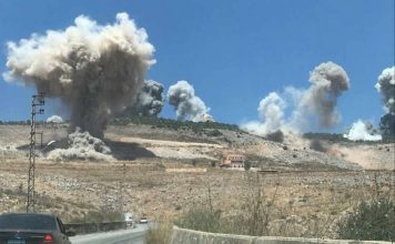 با وجود انتقادات ترامپ، اسرائیل به بمباران مواضع حزبالله در لبنان ادامه داد