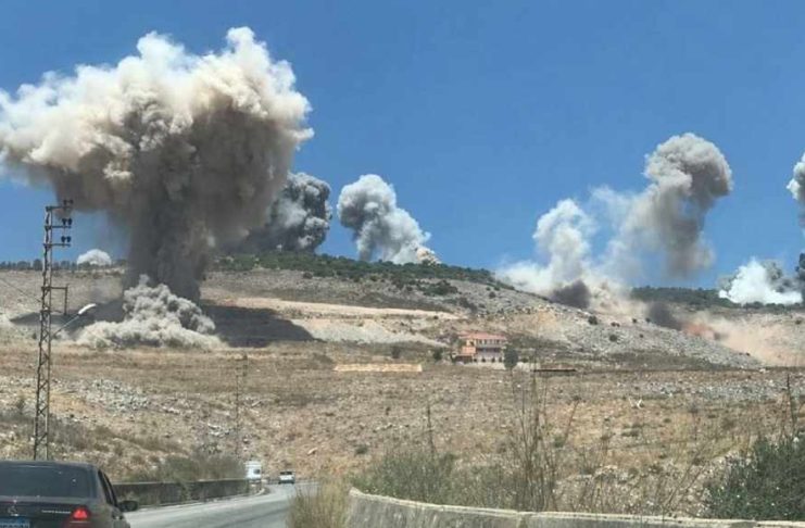 با وجود انتقادات ترامپ، اسرائیل به بمباران مواضع حزبالله در لبنان ادامه داد