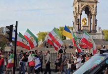 تجمع در لندن به یاد جاویدنامان «جنبش مهسا» و انقلاب ملی شیروخورشید