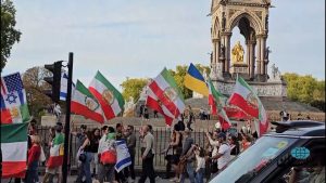 تجمع در لندن به یاد جاویدنامان «جنبش مهسا» و انقلاب ملی شیروخورشید