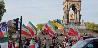 تجمع در لندن به یاد جاویدنامان «جنبش مهسا» و انقلاب ملی شیروخورشید
